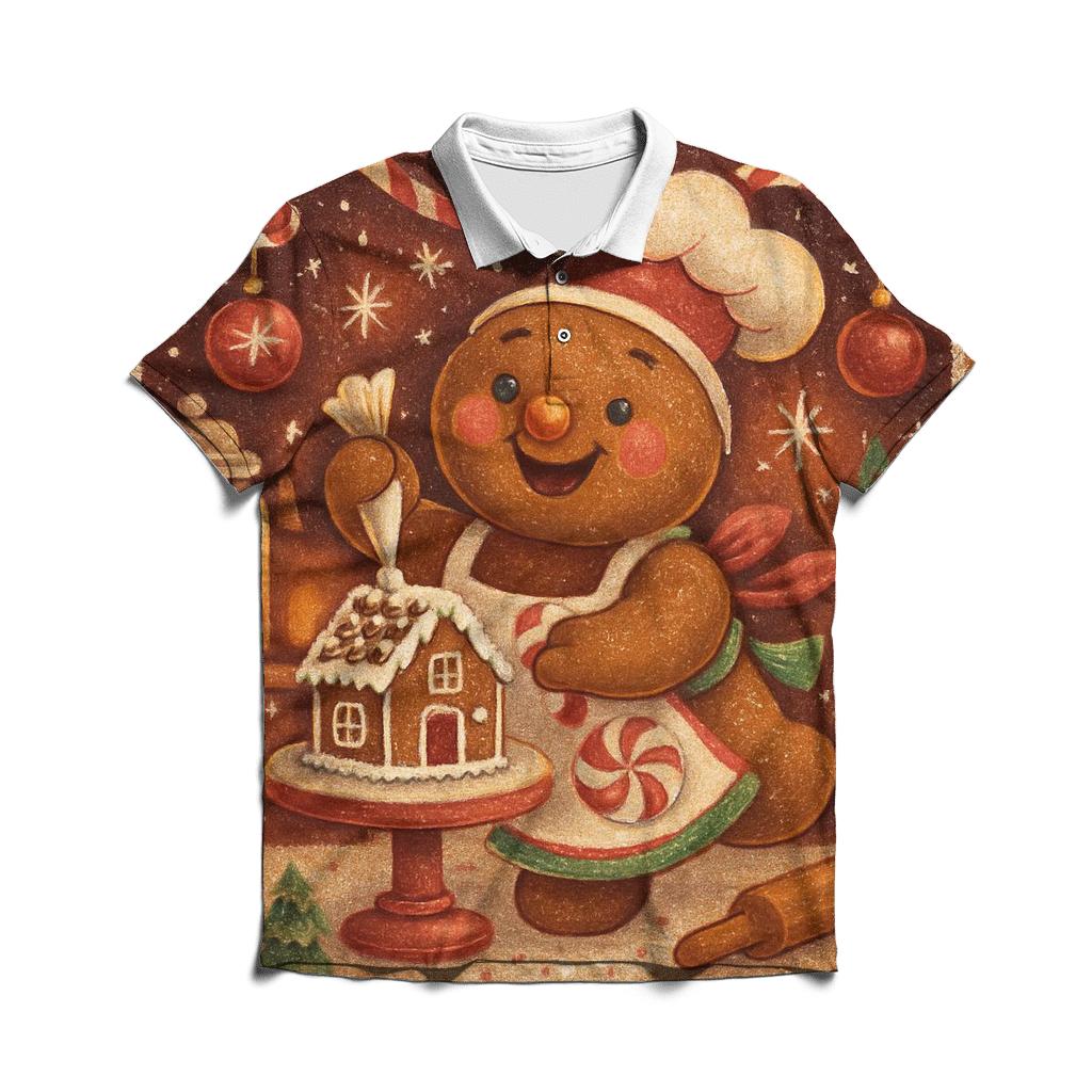 Gingerbread Workshop Blizzard Ballet stylish collar polo tees