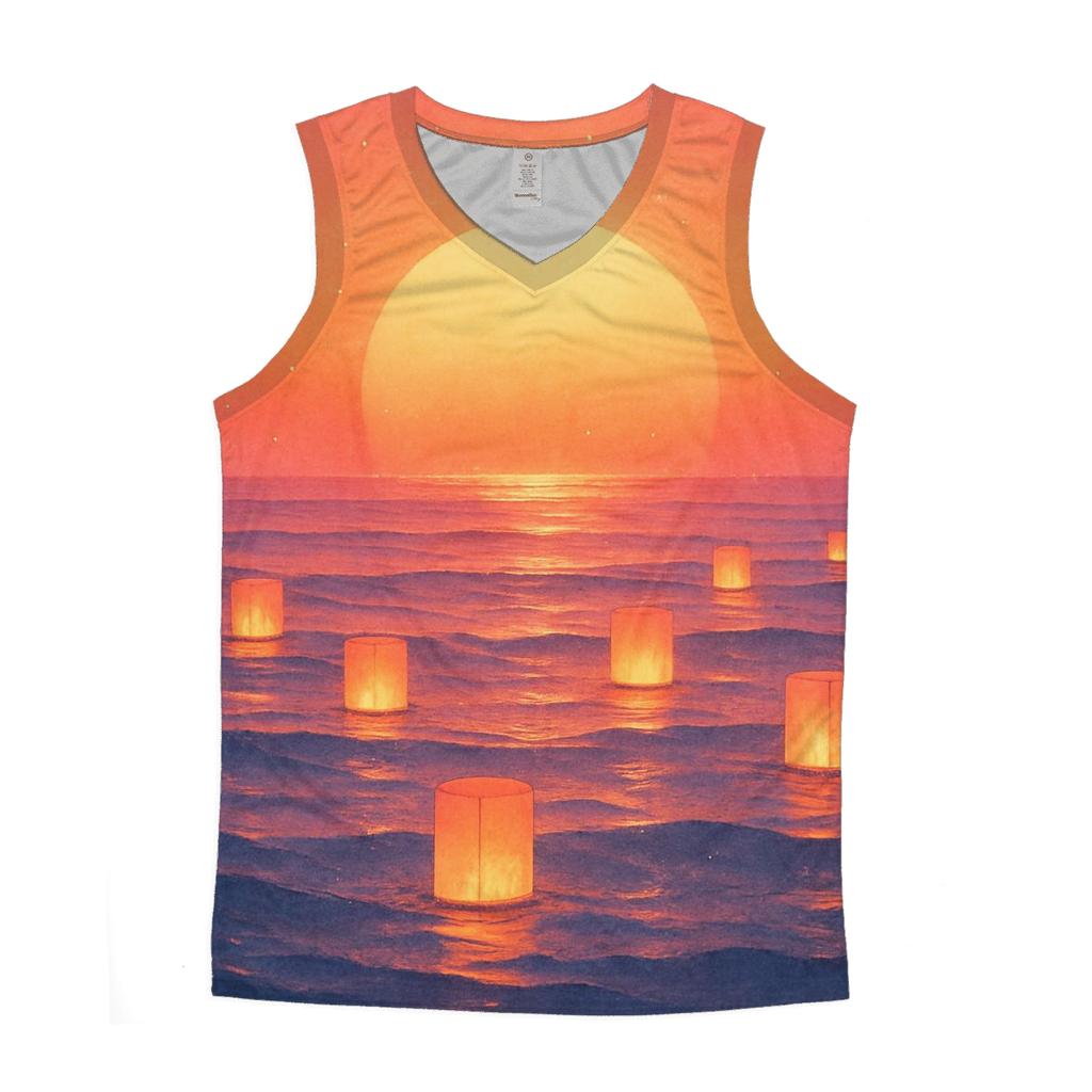 Lantern Tide Afterglow trendy fitted tank tops