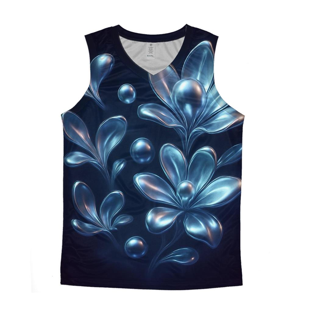 Chrome Bloom Gravity Garden cotton sleeveless tops