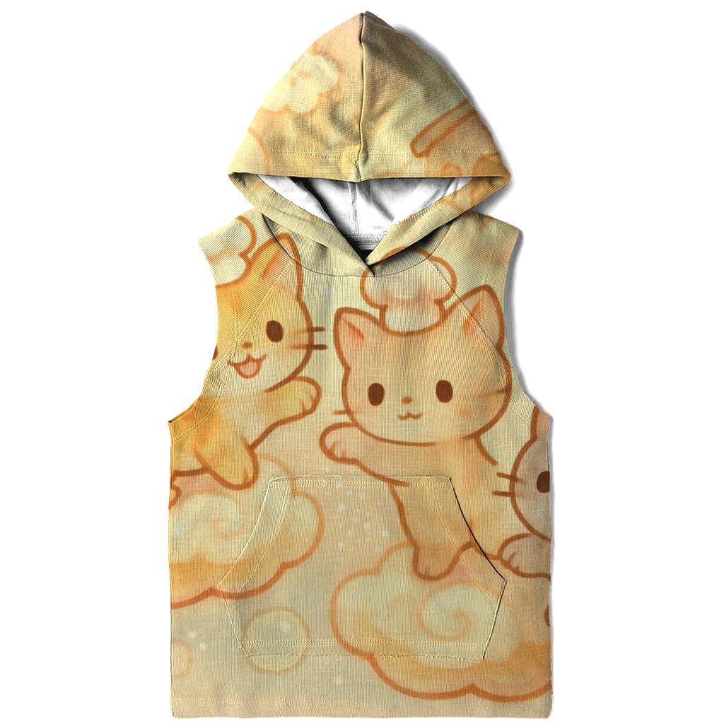 Sunrise Cloud Bakery Kittens printed hoodies