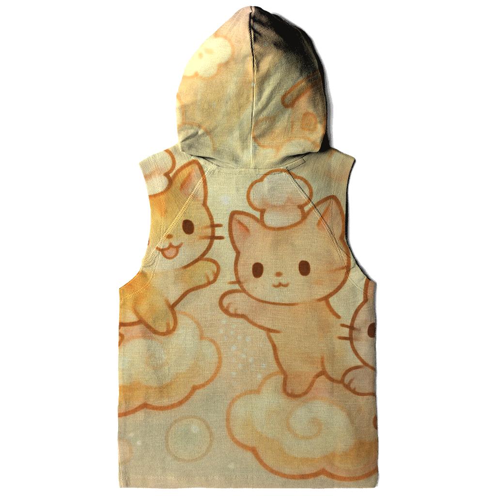 Sunrise Cloud Bakery Kittens printed hoodies