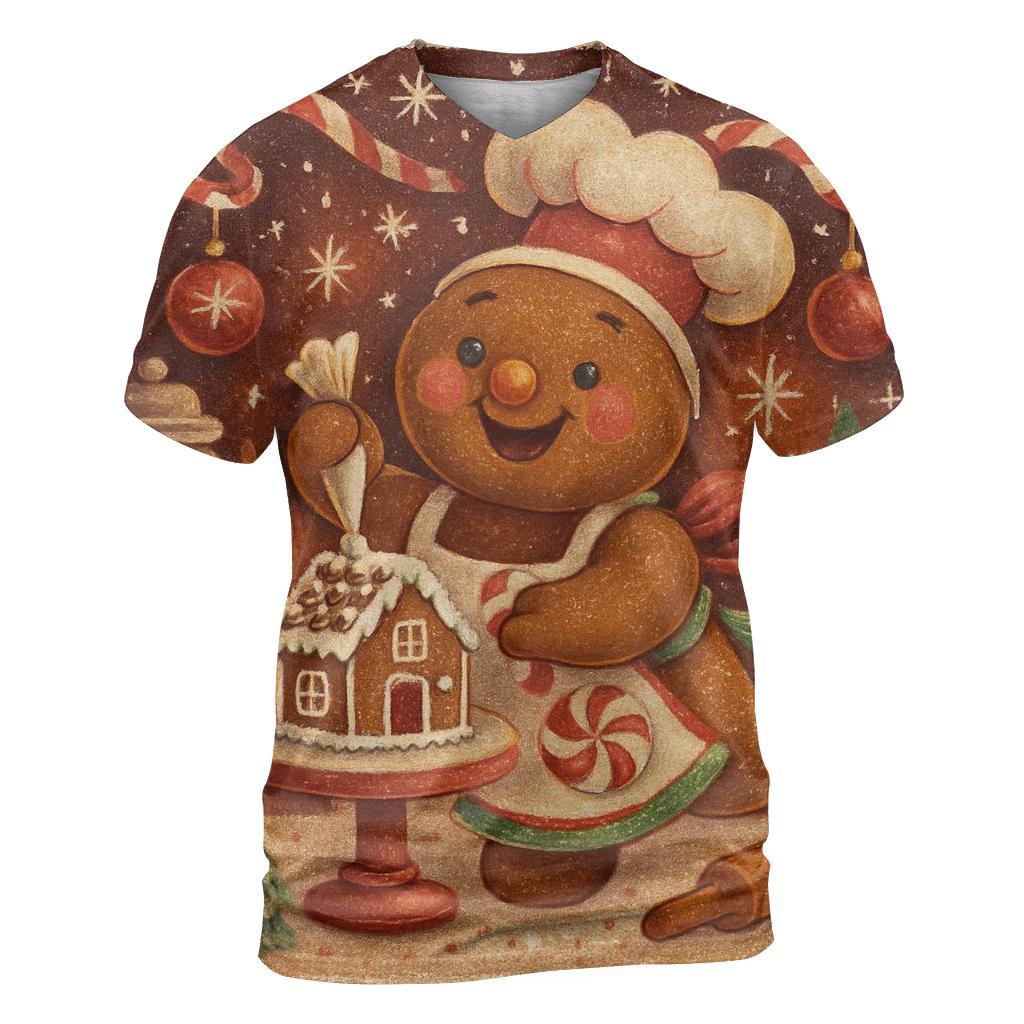 Gingerbread Workshop Blizzard Ballet statement graphic shirts