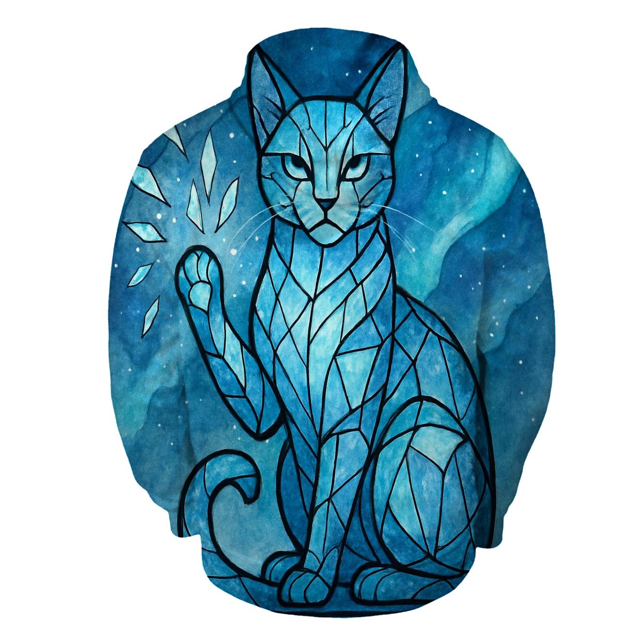 Aurora Glass Guardian Cat custom hoodies