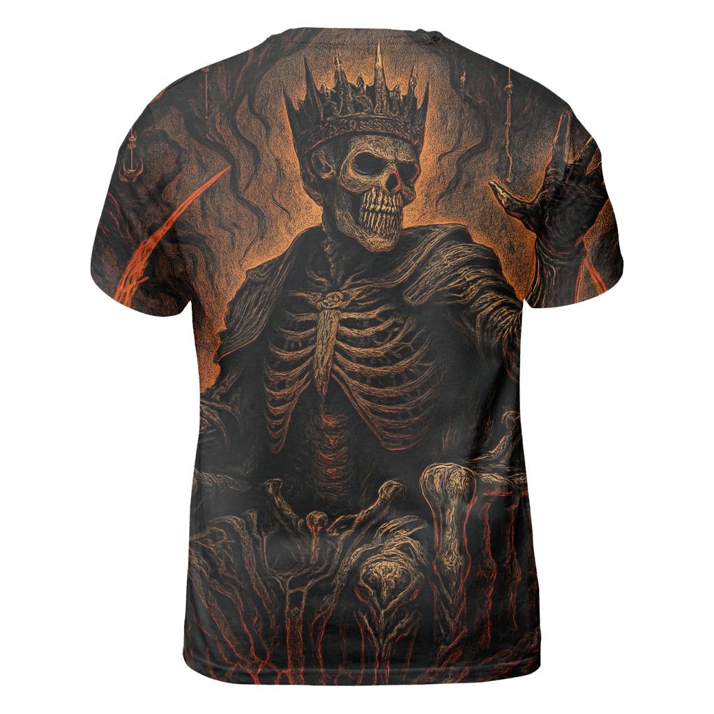 Throne Of The Molten Crown Warden creative print fashion shirts