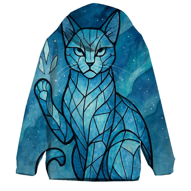 Aurora Glass Guardian Cat custom hoodies