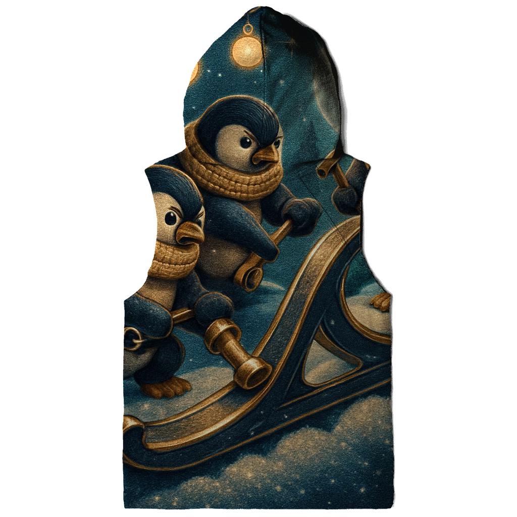 Midnight Sleigh Repair Crew Of Penguins hoodies fashion
