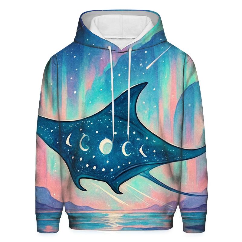 Aurora Cathedral Over The Rift Sea lightweight hoodies