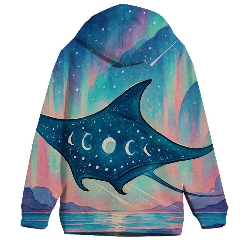 Aurora Cathedral Over The Rift Sea lightweight hoodies