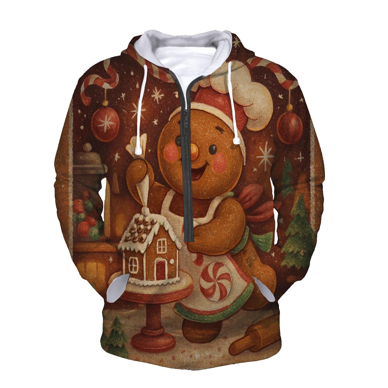 Gingerbread Workshop Blizzard Ballet graphic hoodies
