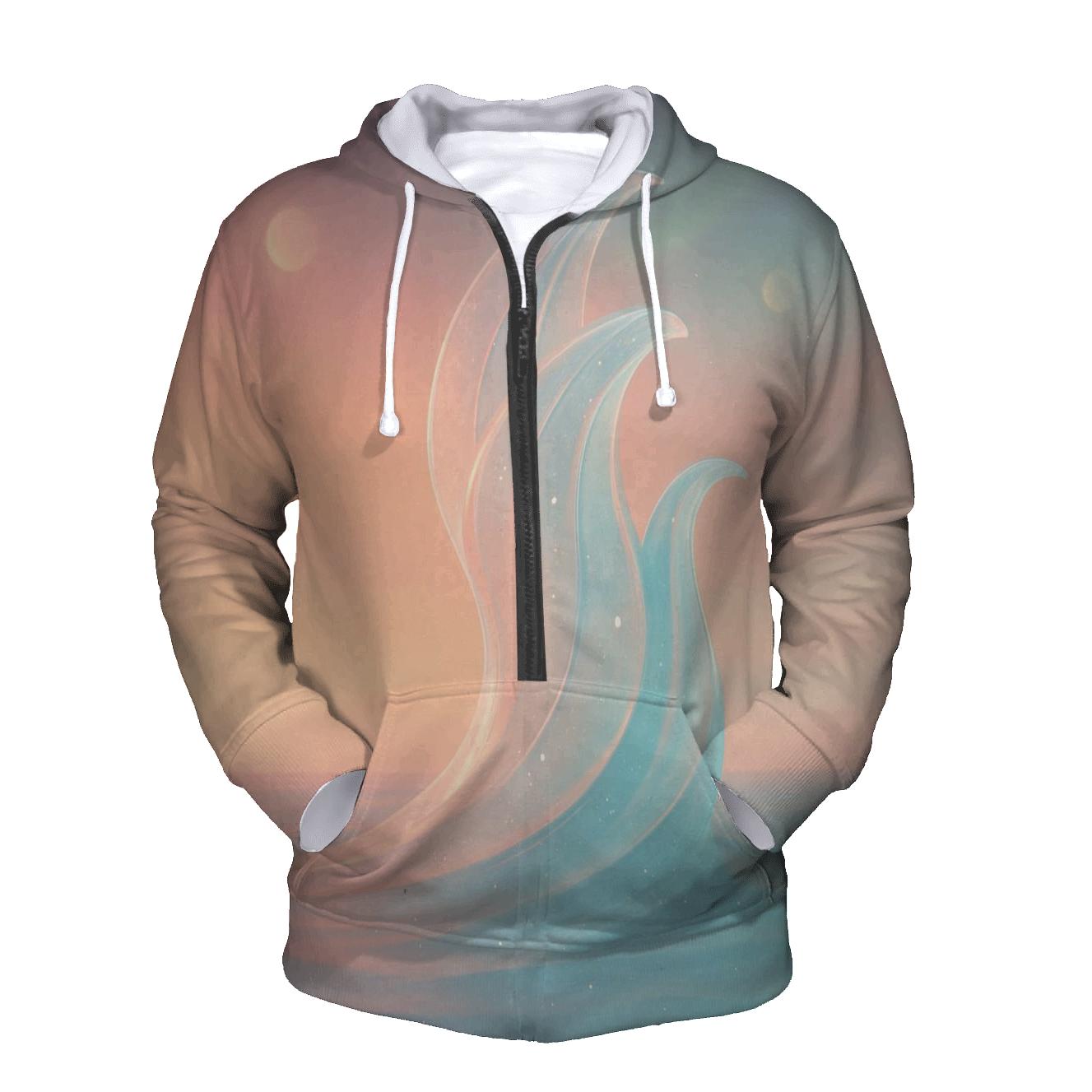 Prismatic Tidal Observatory pullover hoodies