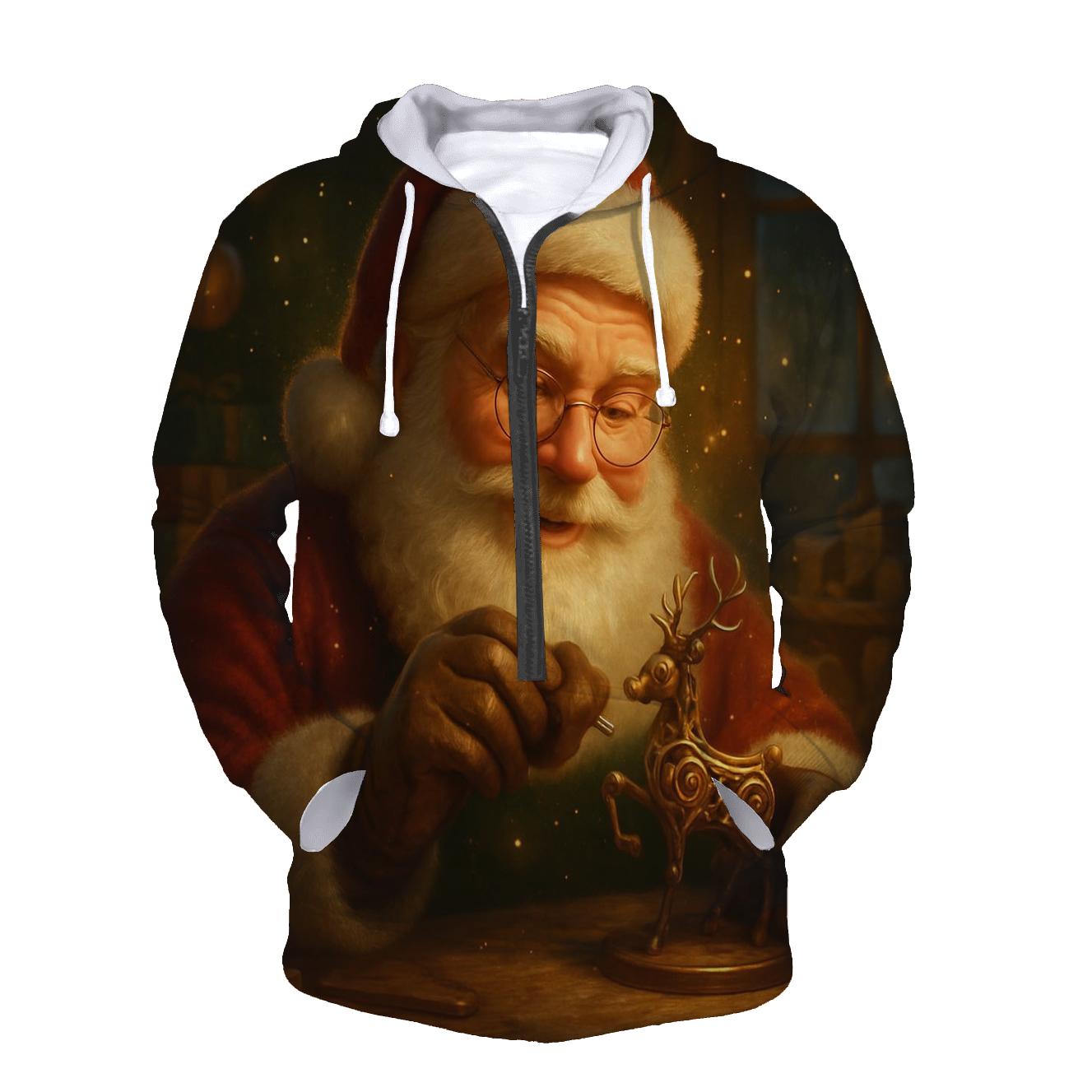 Golden Workshop Santa Automaton graphic hoodies