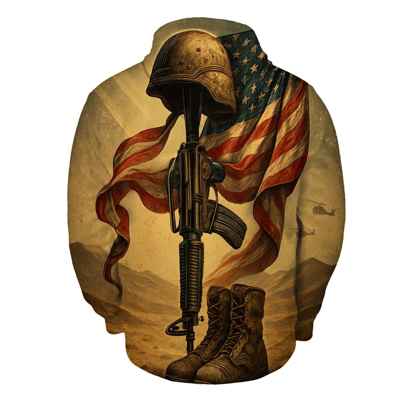 Desert Crosswind Memorial Standard printed hoodies