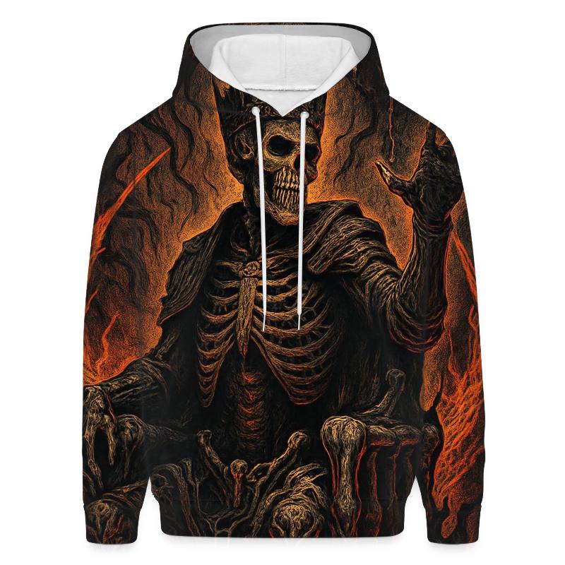 Throne Of The Molten Crown Warden graphic hoodies