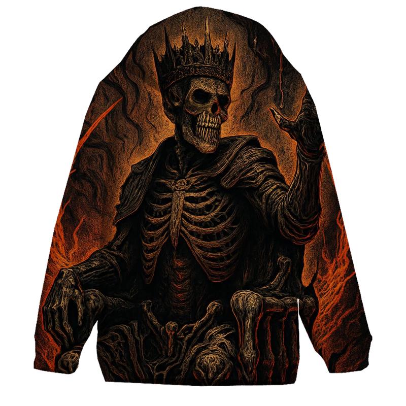 Throne Of The Molten Crown Warden graphic hoodies