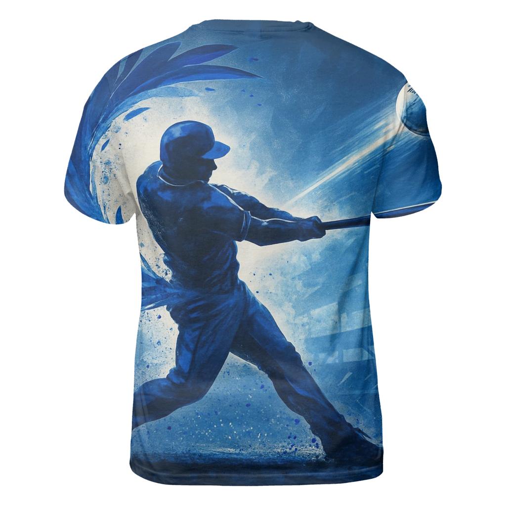 Featherstorm Fastball Blue Jays artistic all-over print tops