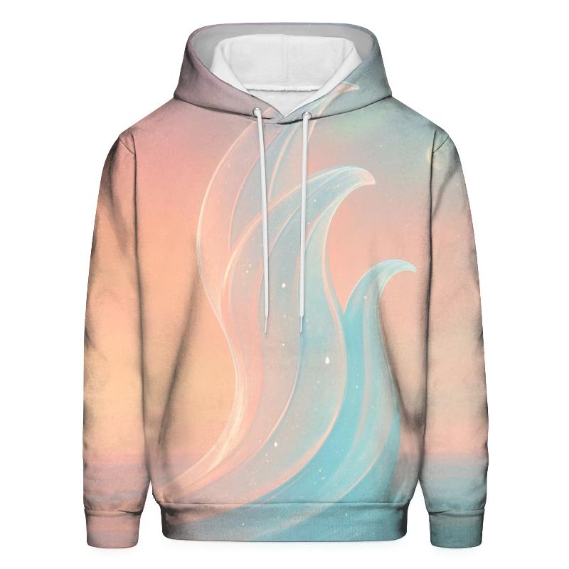 Prismatic Tidal Observatory printed hoodies
