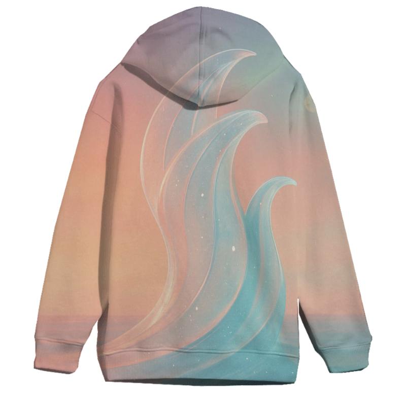 Prismatic Tidal Observatory printed hoodies
