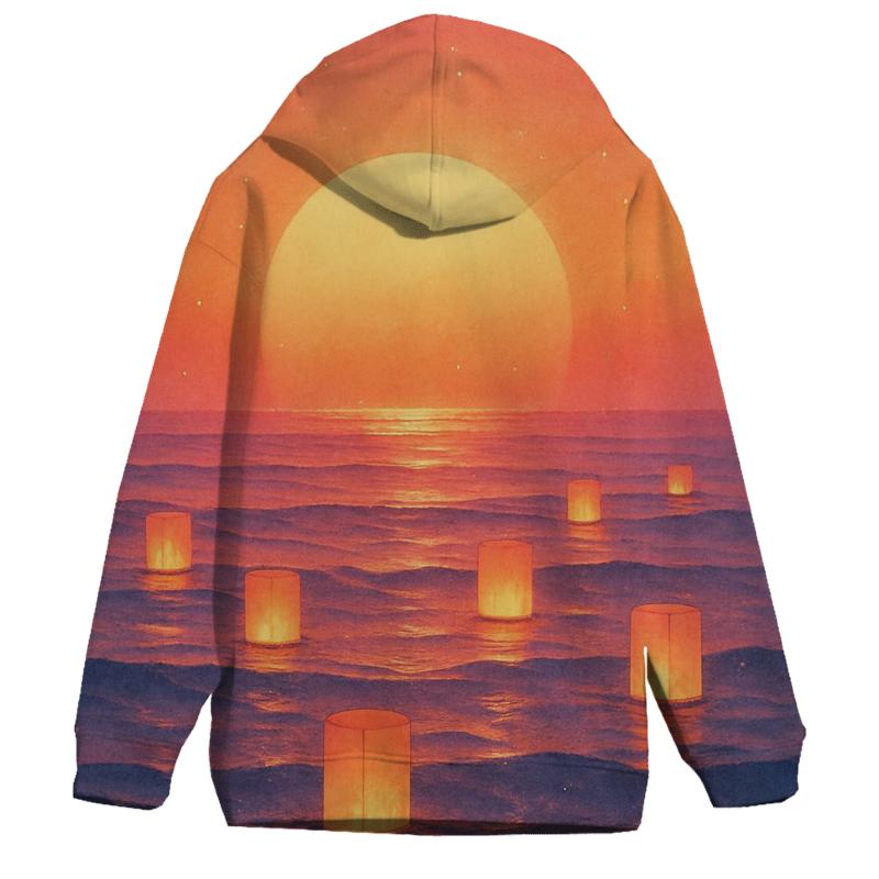 Lantern Tide Afterglow printed hoodies