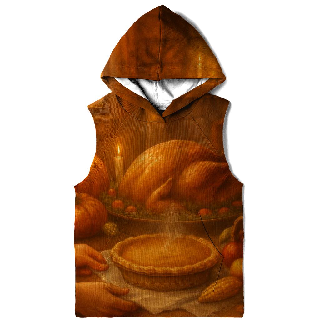 Candlelit Cornucopia Cabin Supper lightweight hoodies
