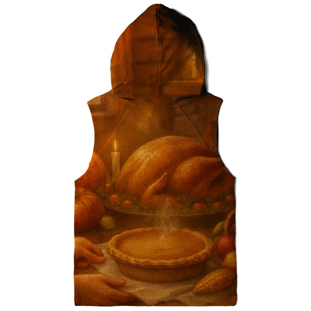 Candlelit Cornucopia Cabin Supper lightweight hoodies