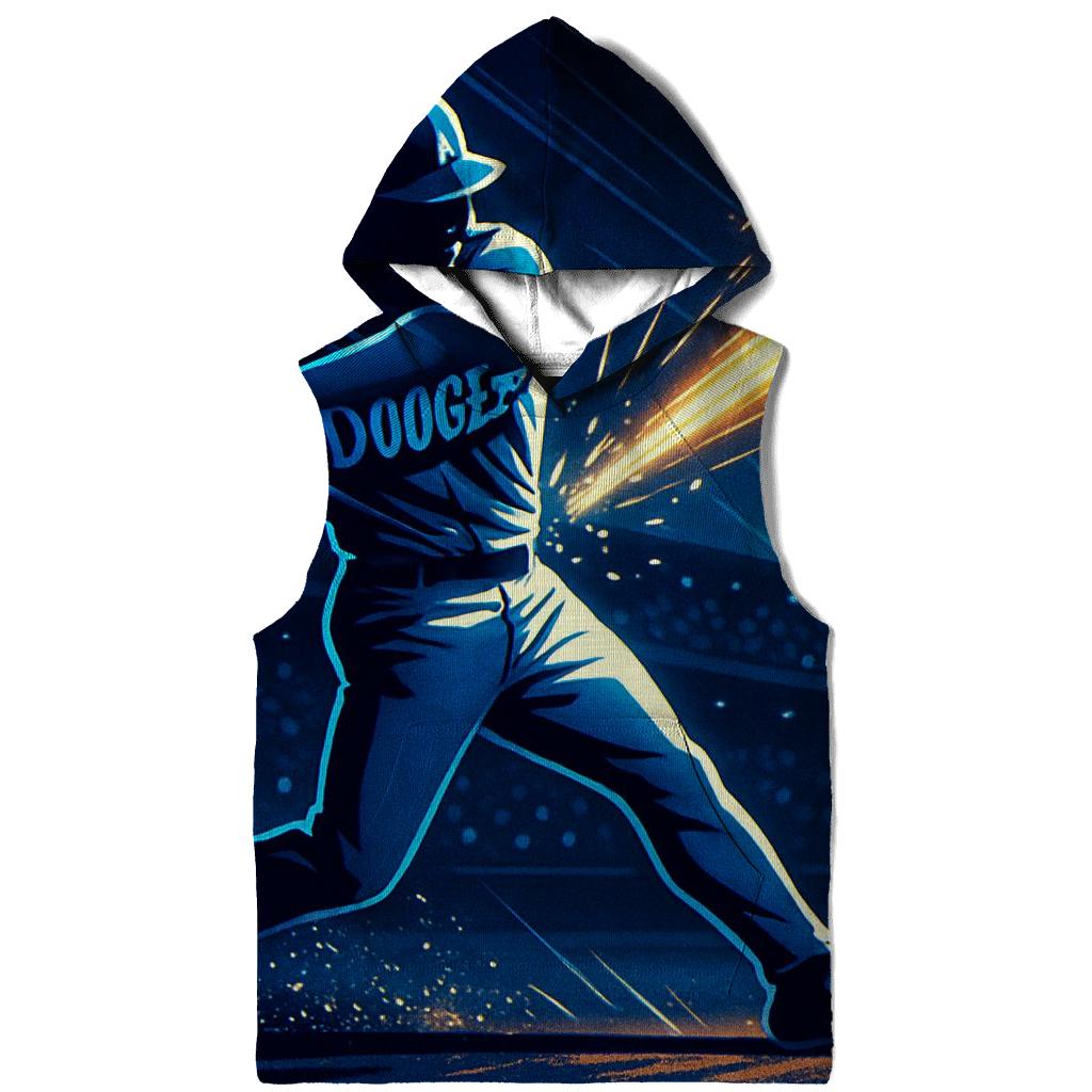 Neon Rally Burst Through The Night Stadium heavyweight hoodies