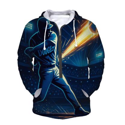 Neon Rally Burst Through The Night Stadium printed hoodies