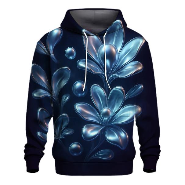 Chrome Bloom Gravity Garden custom hoodies