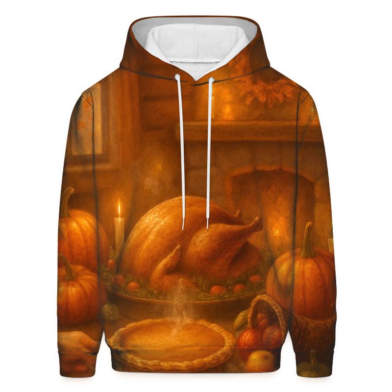 Candlelit Cornucopia Cabin Supper hoodies fashion