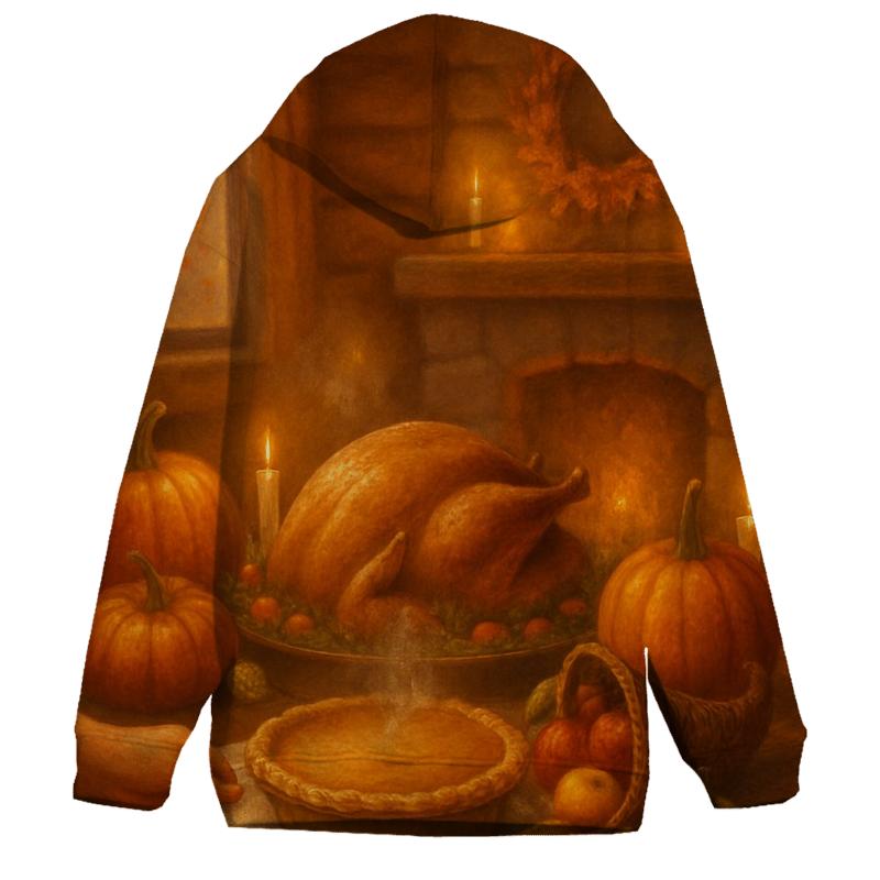 Candlelit Cornucopia Cabin Supper hoodies fashion