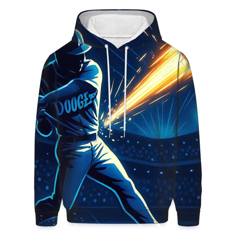 Neon Rally Burst Through The Night Stadium zip-up hoodies