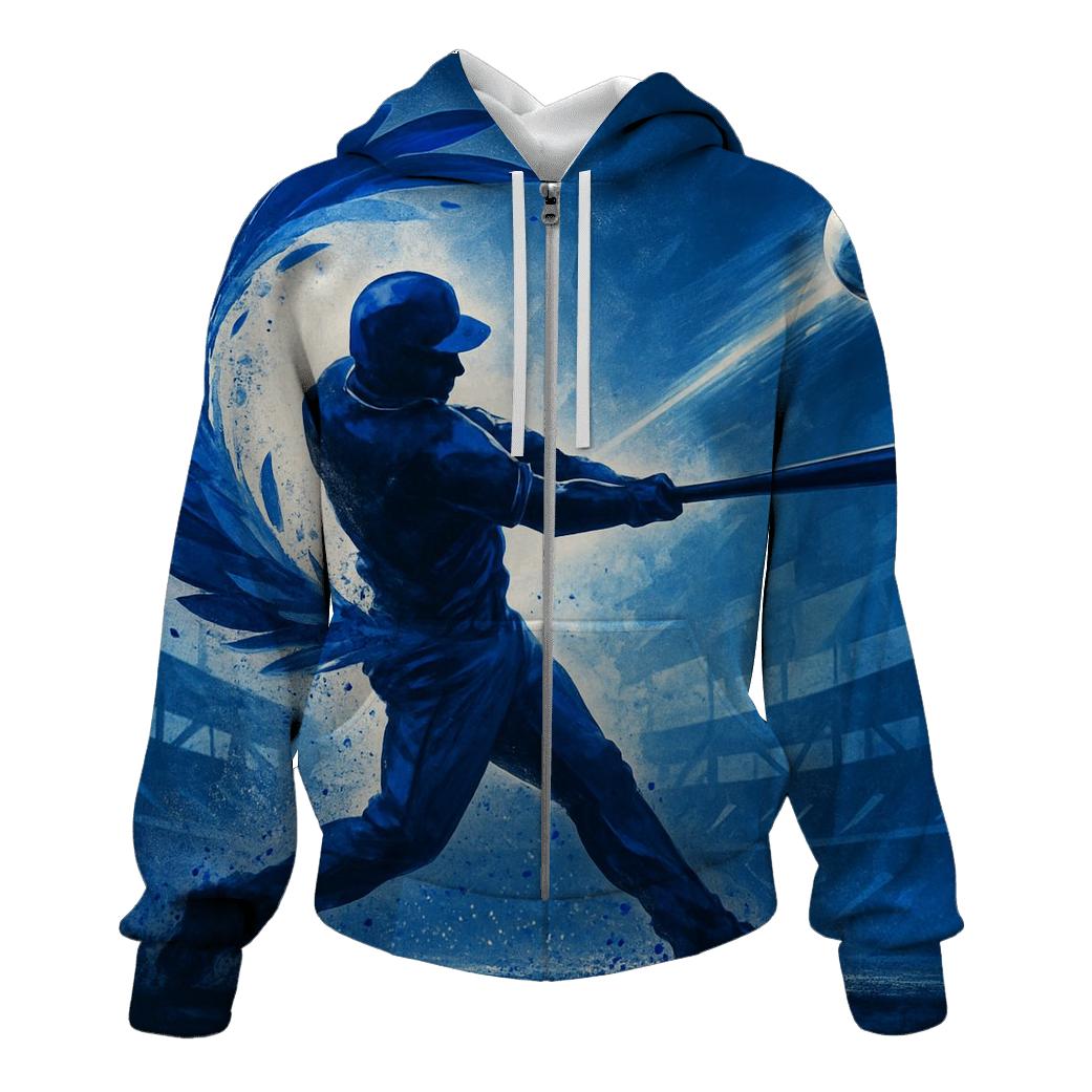 Featherstorm Fastball Blue Jays printed hoodies