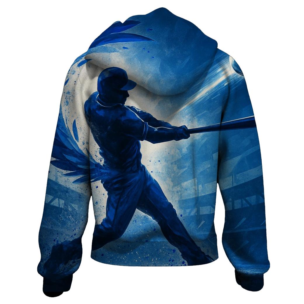 Featherstorm Fastball Blue Jays printed hoodies