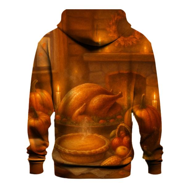 Candlelit Cornucopia Cabin Supper designer hoodies