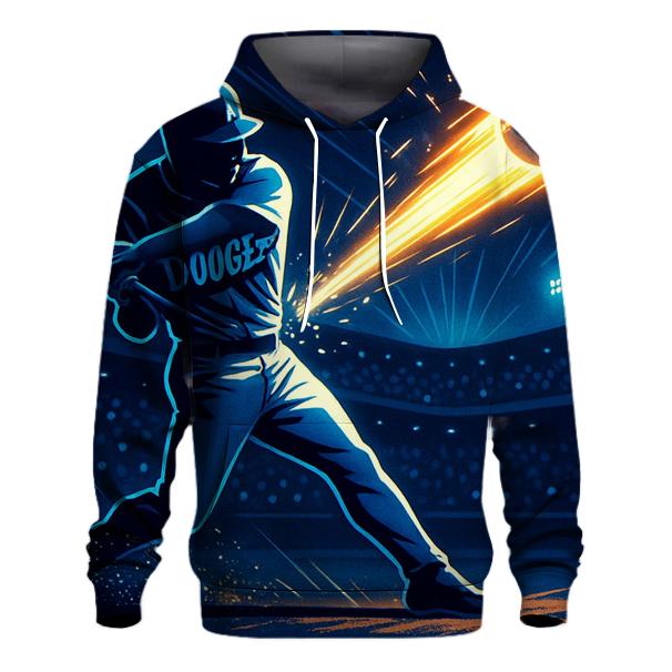 Neon Rally Burst Through The Night Stadium heavyweight hoodies