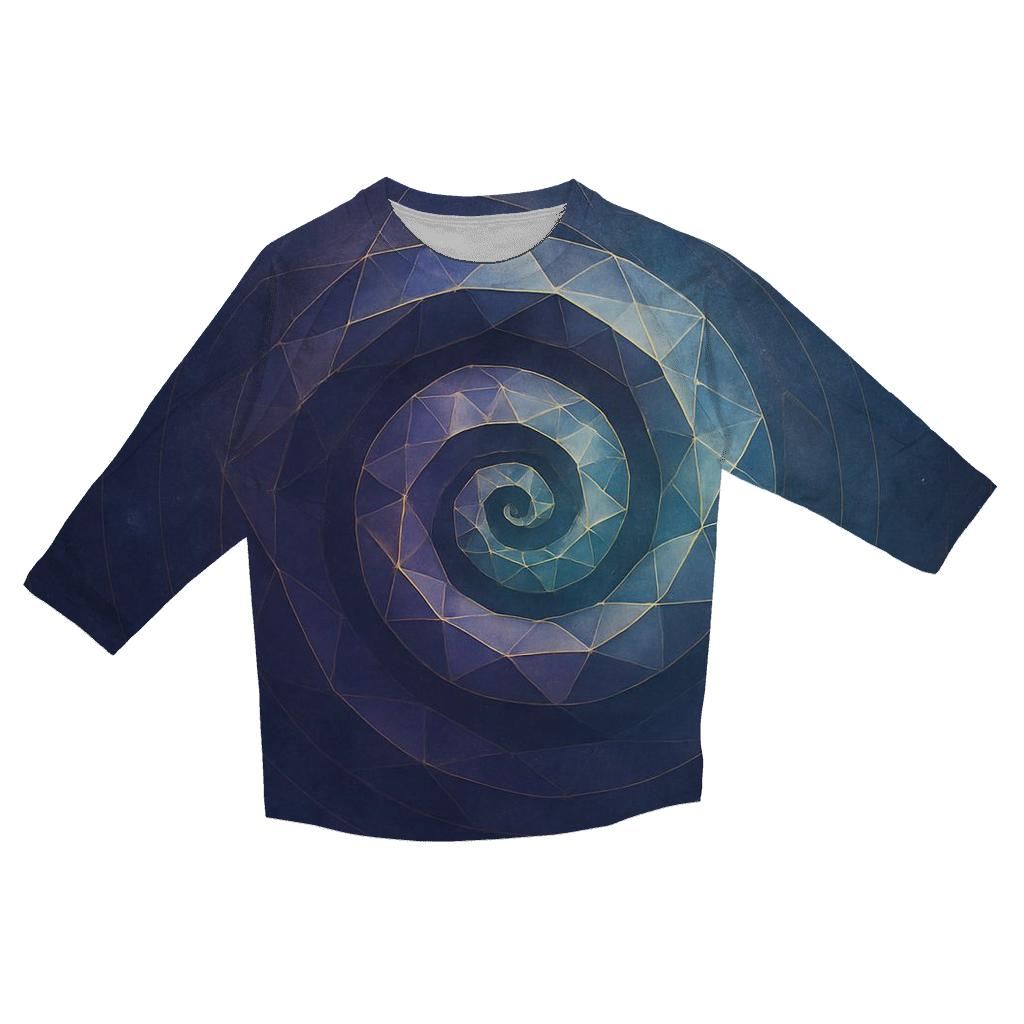 Crystal Spiral Of Renewal custom 3/4 sleeve shirts