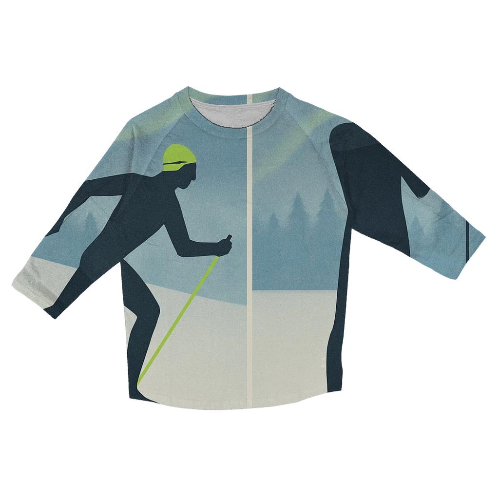 Biathlon Aurora Split Frame cotton quarter sleeve shirts