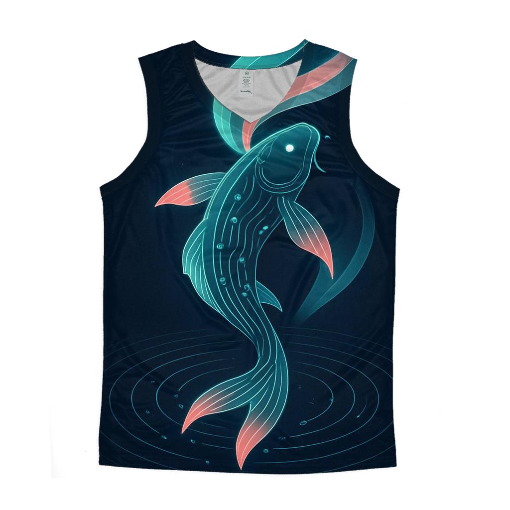 Aurora Circuit Koi custom tank tops