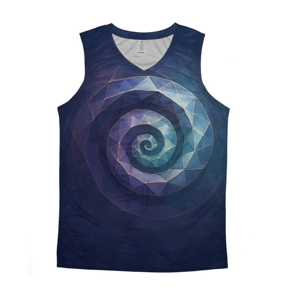 Crystal Spiral Of Renewal designer workout tanks