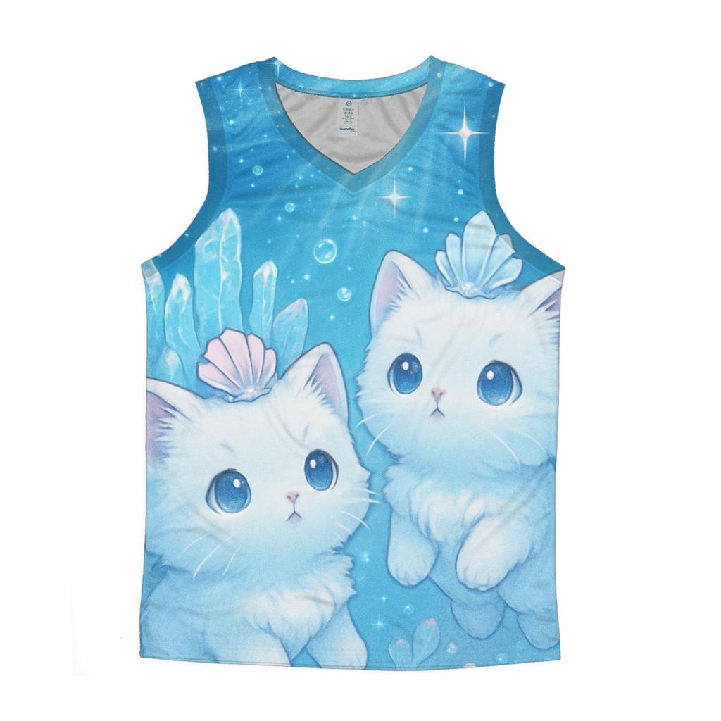 Crystal Reef Stargazer Cats designer workout tanks