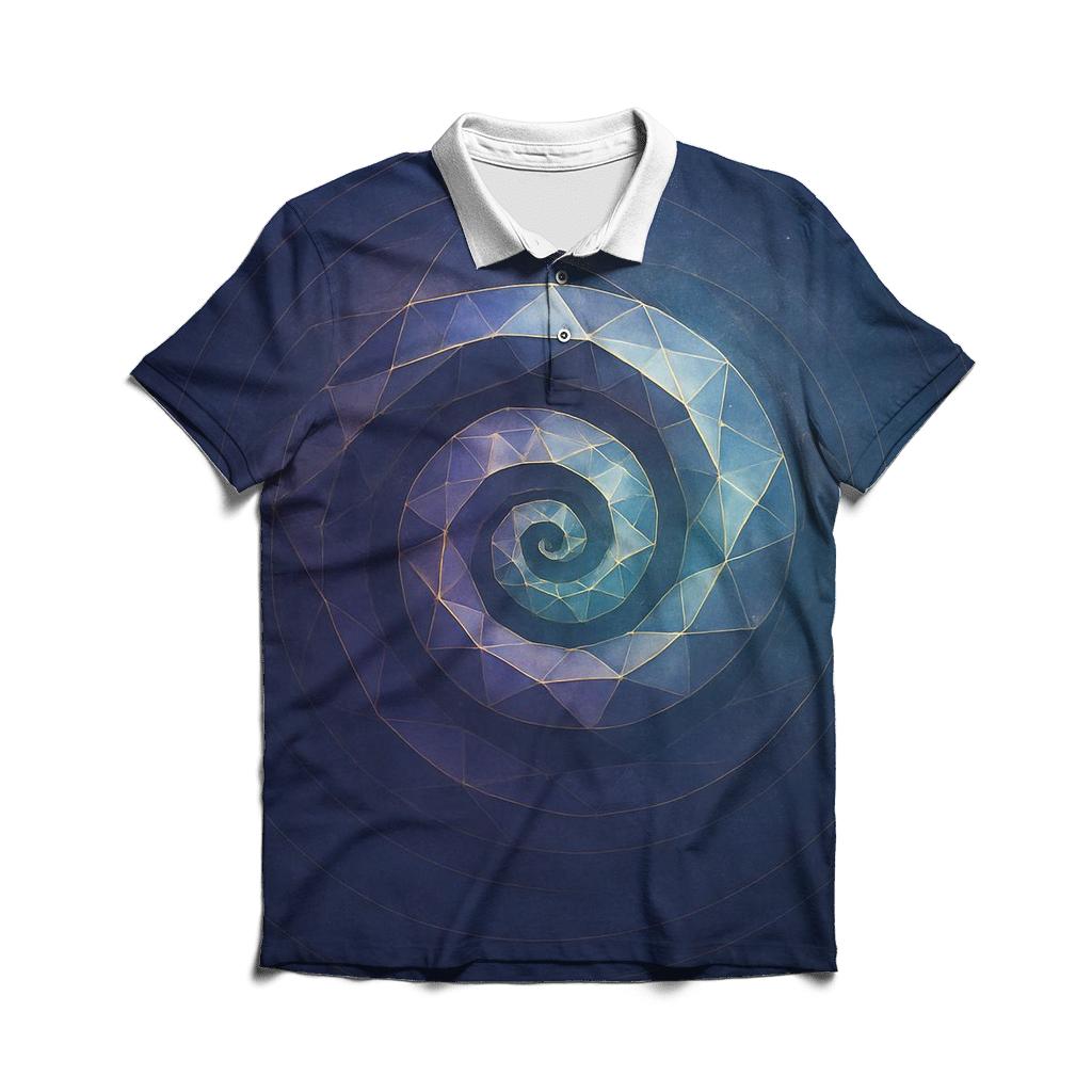 Crystal Spiral Of Renewal premium cotton polo shirts