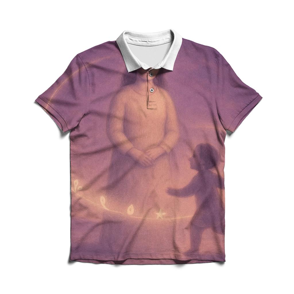 The Orbit Of Home A Bond That Always Returns custom polo shirts