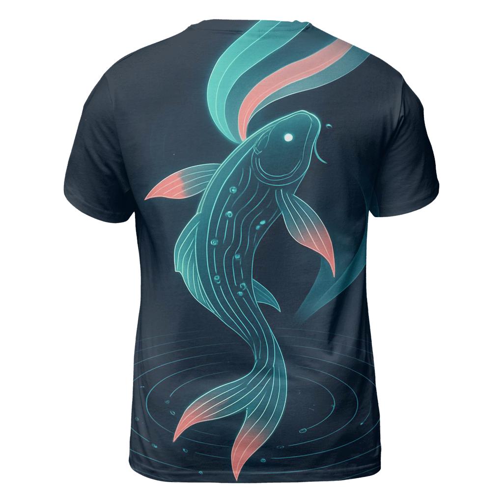 Aurora Circuit Koi custom all-over print shirts