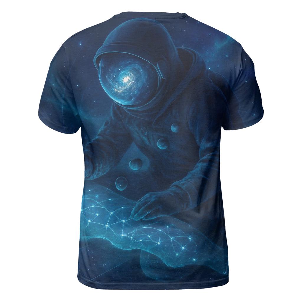The Luminous Cartographer Of Spiral Seas trendy printed shirt styles