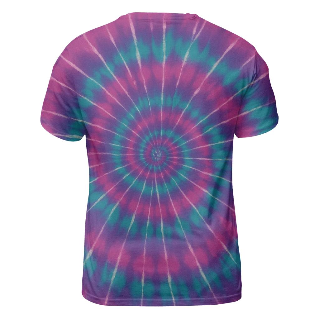 Nebula Spiral Overdye Whirlpool custom all-over print shirts