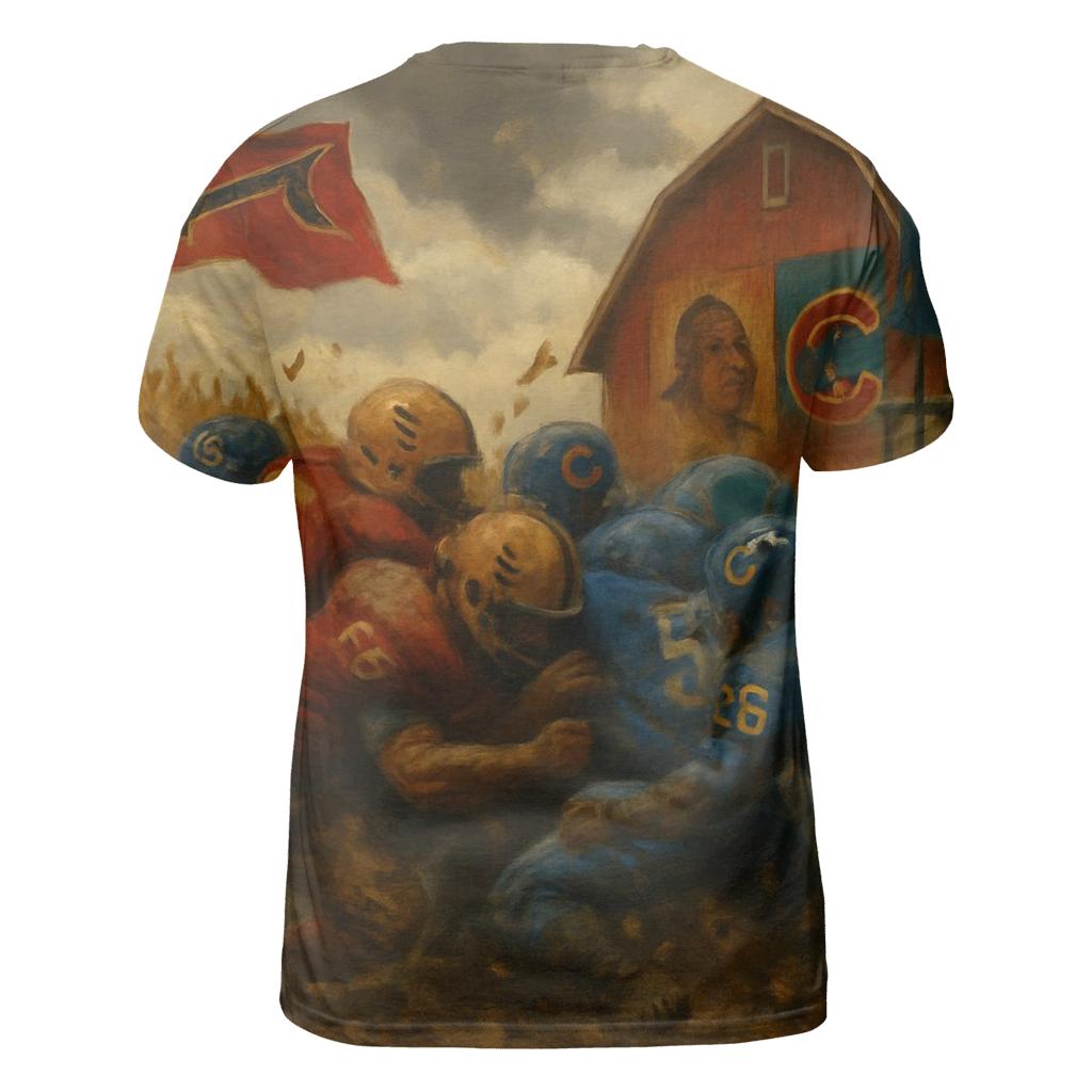 Harvest Field Clash Braves Vs Cubs trendy printed shirt styles