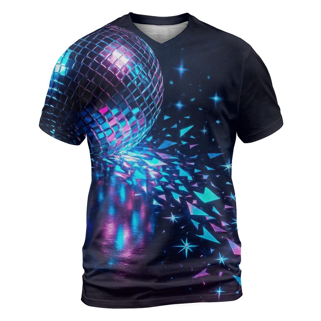 Disco Prism Spill statement graphic shirts