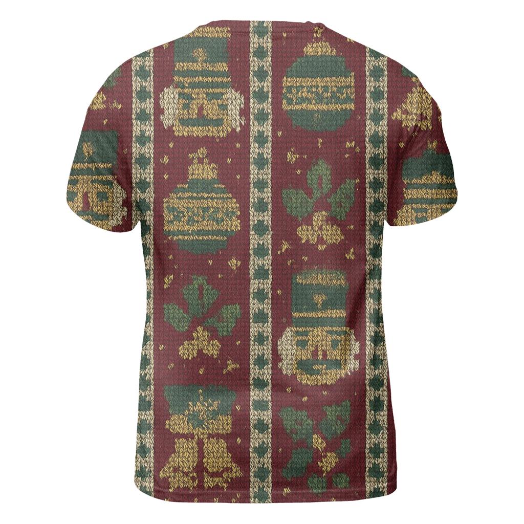 Nutcracker Ornament Ladder Stripe Design vibrant all-over design tees