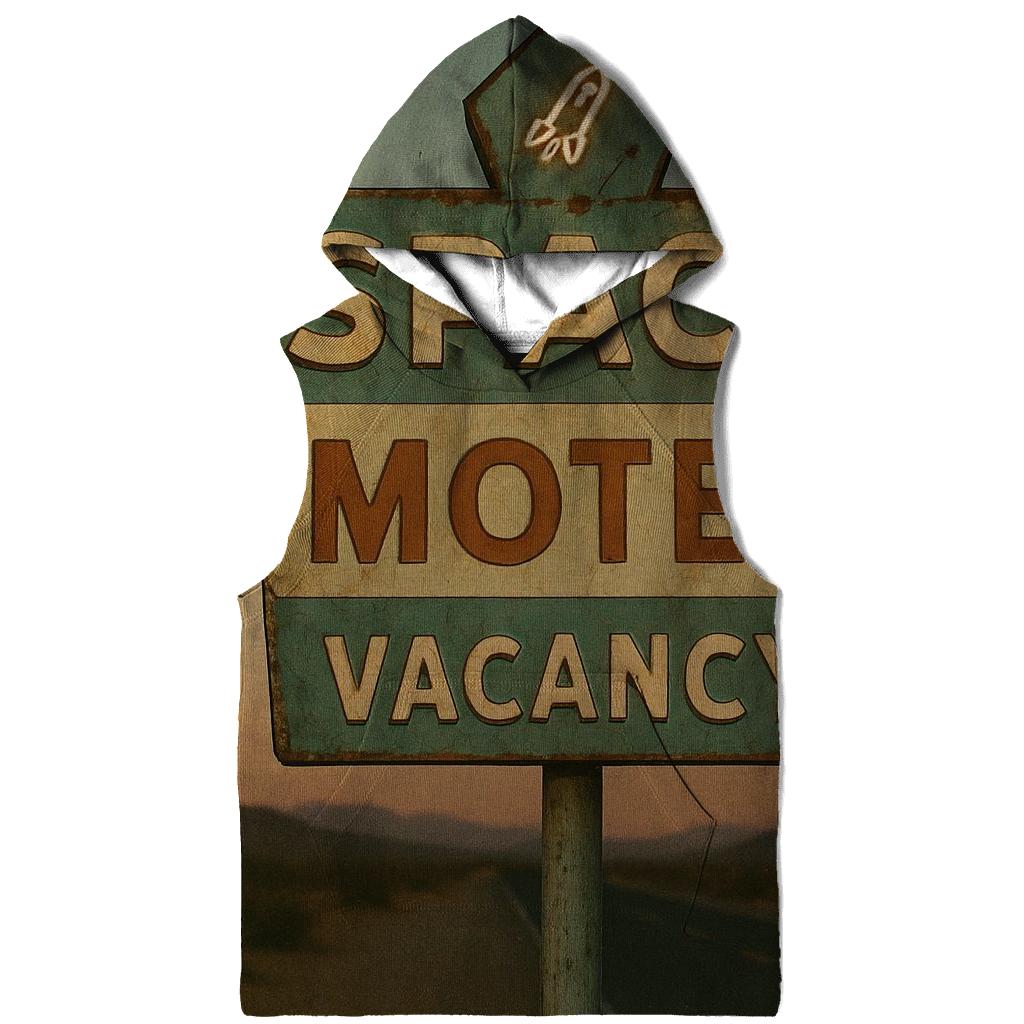 Faded Space Motel Vacancy Sign hoodie trends