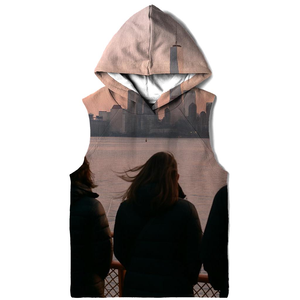 Civic Dawn Over Manhattan From The Staten Island Ferry graphic hoodies
