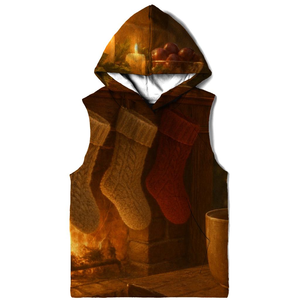 Candlelight On The Evergreen Mantel designer hoodies